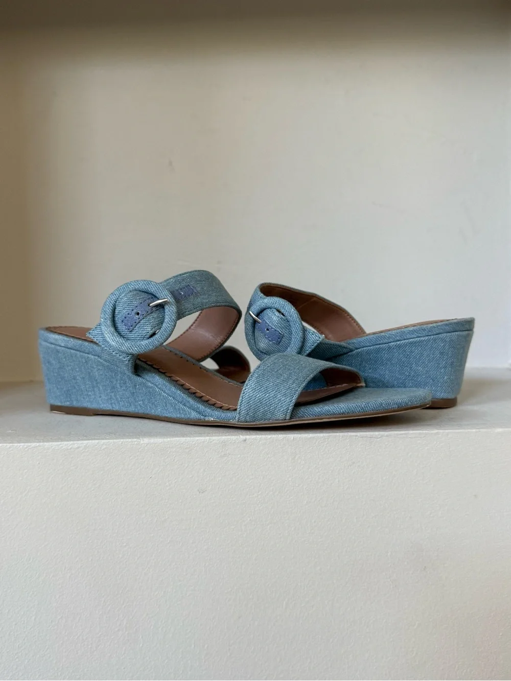 Anthropologie blue denim